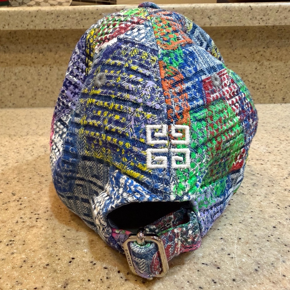 Givenchy Multicolor Patchwork Cap - image 7
